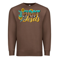 Chestnut but first jesus Premium Sweatshirt - NancyCooperArtShop