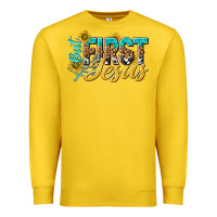 Lemon but first jesus Premium Sweatshirt - NancyCooperArtShop