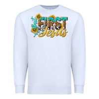 White but first jesus Premium Sweatshirt - NancyCooperArtShop