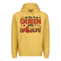 Antique Gold on this day a queen was born Premium Hoodie - NancyCooperArtShop
