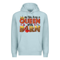 Blue Mist on this day a queen was born Premium Hoodie - NancyCooperArtShop