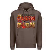 Coffee on this day a queen was born Premium Hoodie - NancyCooperArtShop
