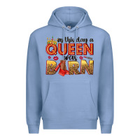 Colony Blue on this day a queen was born Premium Hoodie - NancyCooperArtShop