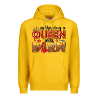 Lemon on this day a queen was born Premium Hoodie - NancyCooperArtShop