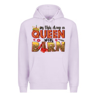 Lilac on this day a queen was born Premium Hoodie - NancyCooperArtShop