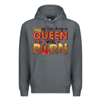 Rock on this day a queen was born Premium Hoodie - NancyCooperArtShop