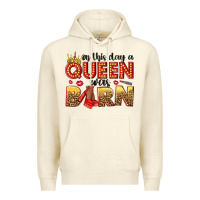 Sandshell on this day a queen was born Premium Hoodie - NancyCooperArtShop
