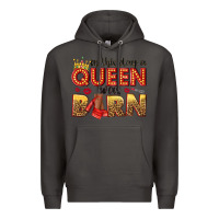 Smoke on this day a queen was born Premium Hoodie - NancyCooperArtShop
