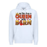 White on this day a queen was born Premium Hoodie - NancyCooperArtShop
