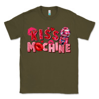 Army Green kiss machine Classic Tee - FaDigitalArtStudio