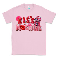 Bubblegum Pink kiss machine Classic Tee - FaDigitalArtStudio