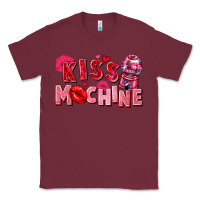 Burgundy kiss machine Classic Tee - FaDigitalArtStudio