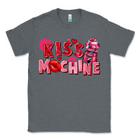 Charcoal Heather kiss machine Classic Tee - FaDigitalArtStudio