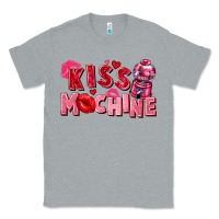 Heather Grey kiss machine Classic Tee - FaDigitalArtStudio