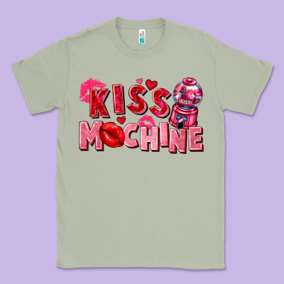 Kiss Machine Classic Tee Designed By Fadigitalartstudio