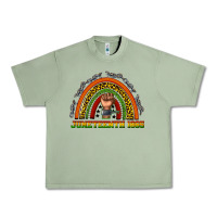 Oil Green juneteenth 1865 rainbow Urban Heavy Tee - texasbilliewilder