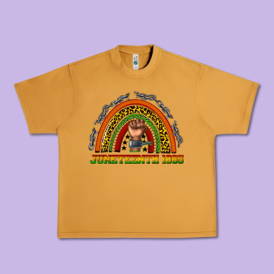 Urban Heavy Tee juneteenth 1865 rainbow