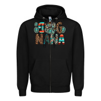 Black dog nana Zipper Hoodie - RacoonDesign