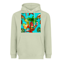 Matcha summer drinks and ice cream Heavyweight Hoodie - BundleAndBundleShop