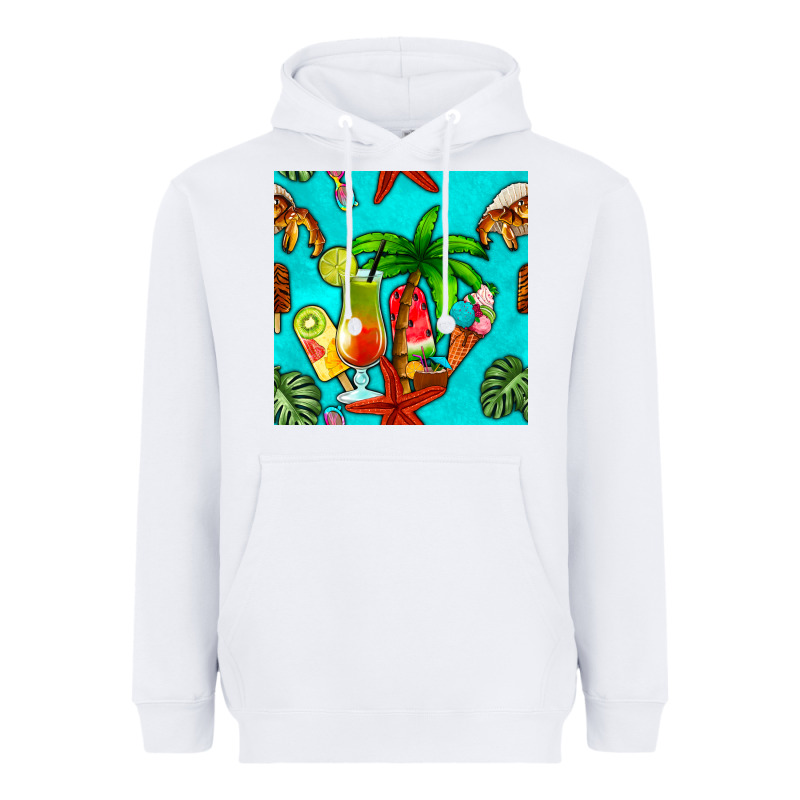 Summer Drinks And Ice Cream Heavyweight Hoodie by BundleAndBundleShop | Teevron