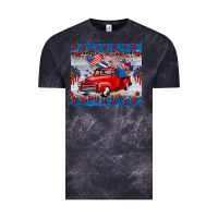 Cloud Black american truck 4th of july tumbler Vintage Tee - BarkalooDesign