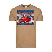 Vintage Coffee american truck 4th of july tumbler Vintage Tee - BarkalooDesign