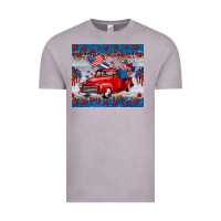 Vintage Zinc american truck 4th of july tumbler Vintage Tee - BarkalooDesign
