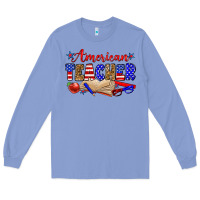 Colony Blue American teacher Long Sleeve Tee - Zillion Design Studio
