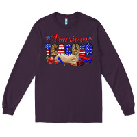 Plum American teacher Long Sleeve Tee - Zillion Design Studio