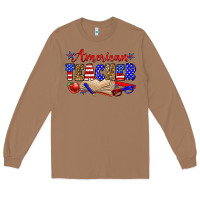 Toasted Coconut American teacher Long Sleeve Tee - Zillion Design Studio