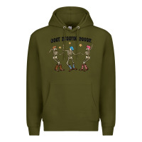 Army Green boot scctin' boogie Premium Hoodie - MaliasSmallBusiness