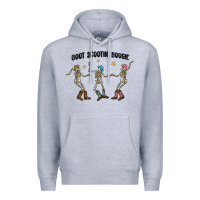 Heather Grey boot scctin' boogie Premium Hoodie - MaliasSmallBusiness