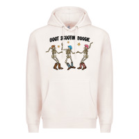 Pale Pink boot scctin' boogie Premium Hoodie - MaliasSmallBusiness