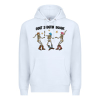 White boot scctin' boogie Premium Hoodie - MaliasSmallBusiness