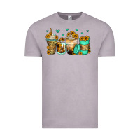 Vintage Zinc sunflowers coffee cups Vintage Tee - Zillion Design Studio