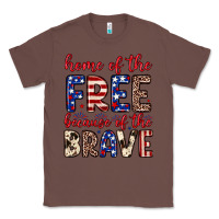 Chestnut Home of the free because of the brave Classic Tee - Neo Western