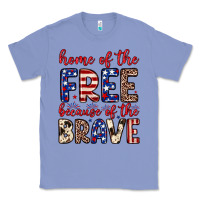 Colony Blue Home of the free because of the brave Classic Tee - Neo Western