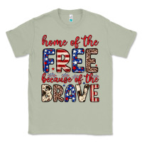 Matcha Home of the free because of the brave Classic Tee - Neo Western