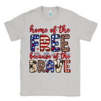 Moon Dust Home of the free because of the brave Classic Tee - Neo Western