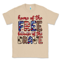 Mushroom Home of the free because of the brave Classic Tee - Neo Western