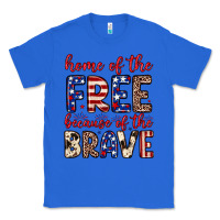 True Royal Home of the free because of the brave Classic Tee - Neo Western