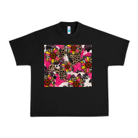 Black sunflower cowhide Urban Heavy Tee - Zillion Design Studio