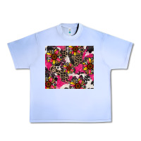 Grape Ice sunflower cowhide Urban Heavy Tee - Zillion Design Studio