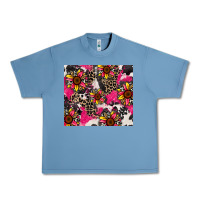 Pebble Blue sunflower cowhide Urban Heavy Tee - Zillion Design Studio