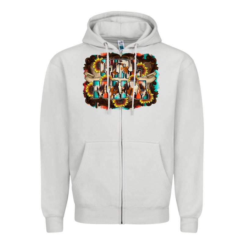 Girl Mama Zipper Hoodie by RacoonDesign | Teevron