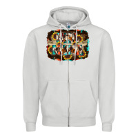 Dove Grey girl mama Zipper Hoodie - RacoonDesign