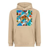 Mushroom sea animals Heavyweight Hoodie - BundleAndBundleShop