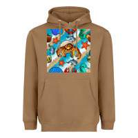 Toasted Coconut sea animals Heavyweight Hoodie - BundleAndBundleShop