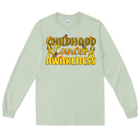Matcha Childhood Cancer Awareness Long Sleeve Tee - texasbilliewilder