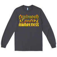 Smoke Childhood Cancer Awareness Long Sleeve Tee - texasbilliewilder